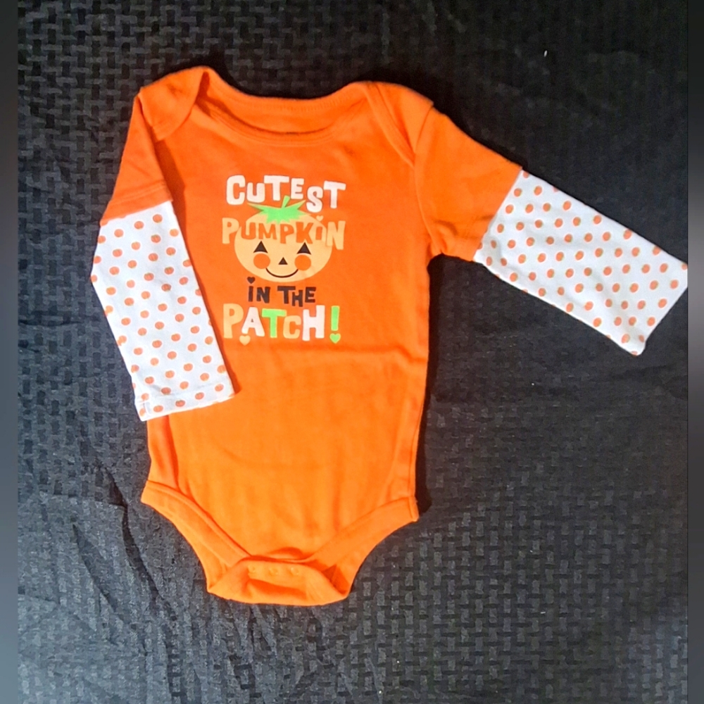 Lil' Halloween Long Sleeve Onesie (18 Months)